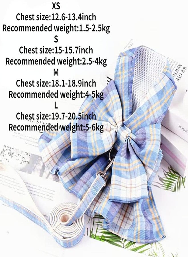 Barn Eleven Rabbit Harness and Leash for Walking Escape Proof - Cute Skirt Mesh Breathable Bunny Vest Harness Outdoor Camping Hiking Training - Also Suit for Ferret Kittn Puppy Small Animals (Small,Purple) - Image 2